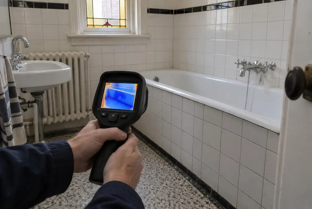 Lekdetectie Rosmalen – onderzoek in een badkamer van een oudere woning