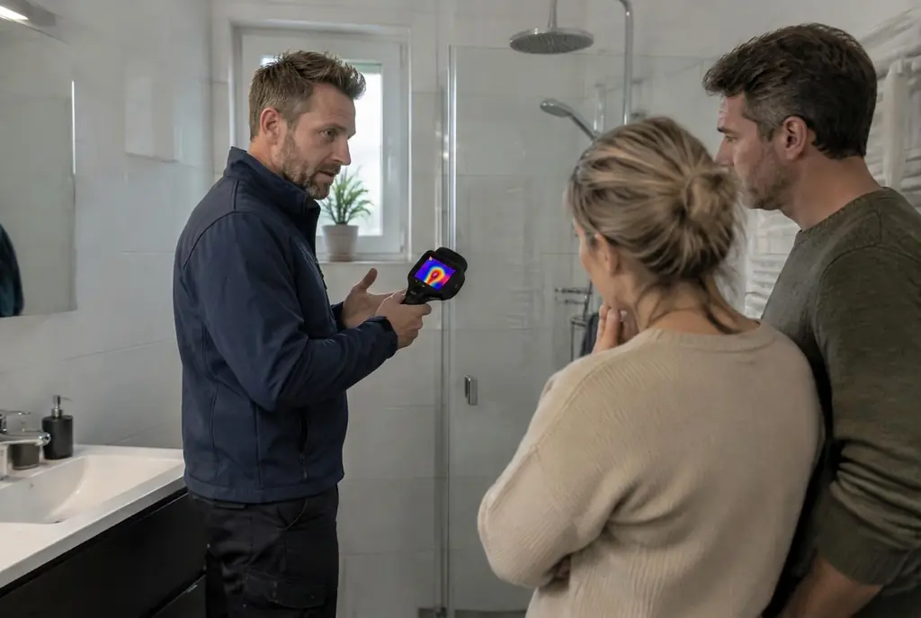Lekdetectie Rosmalen – specialist legt bevindingen uit aan bewoner