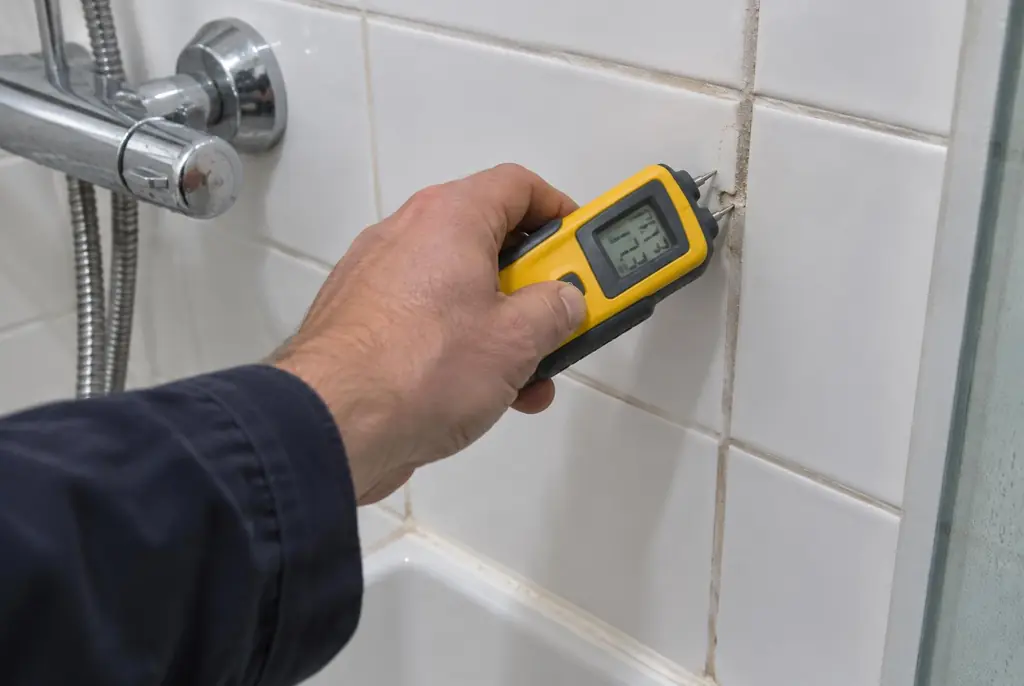 Lekdetectie Rosmalen – vochtmeter op badkamertegels bij de douche